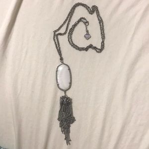 Kendra Scott Rayne Tassle Necklace- Pearl